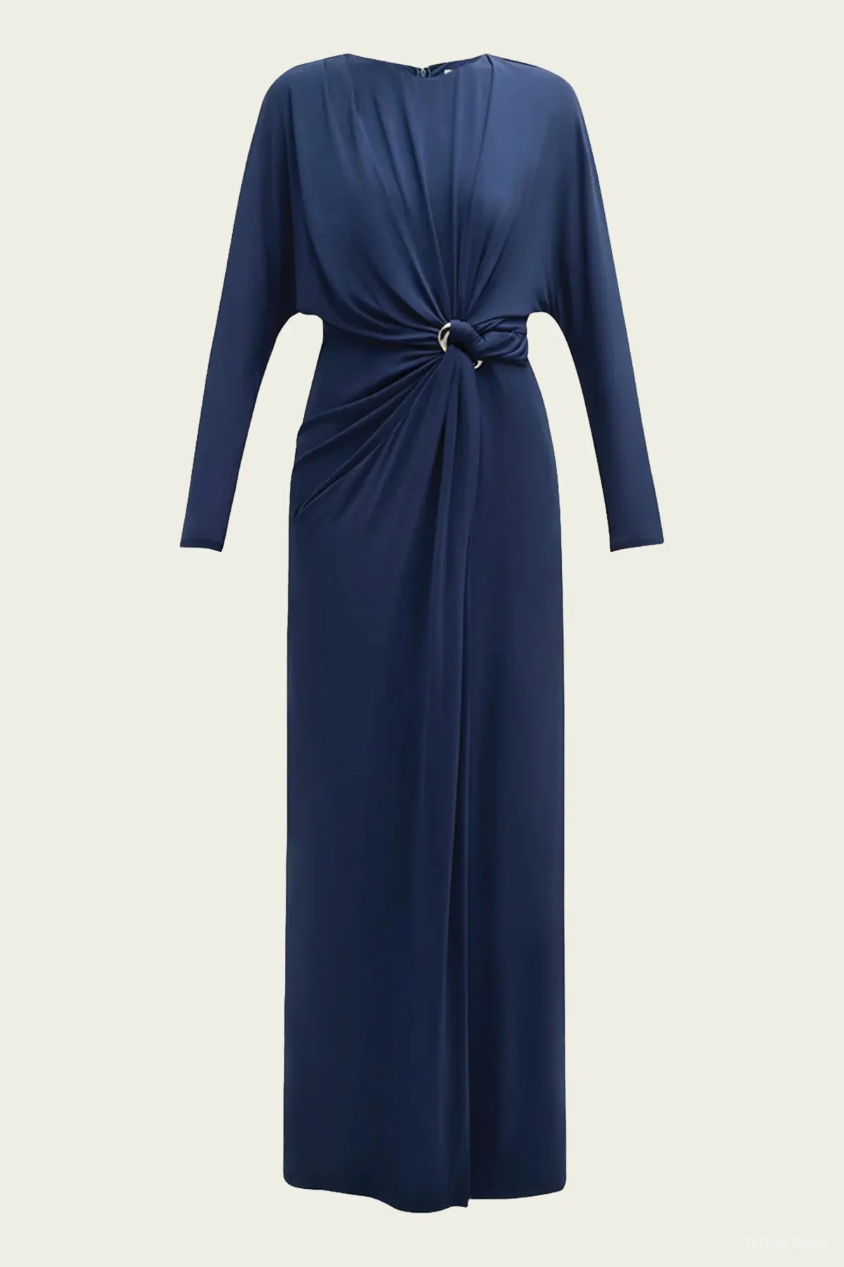 Maisie Long Sleeve Dress in Midnight