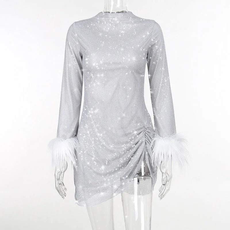 Matilda - Fashionable Slim fit Shiny Woman's Dress