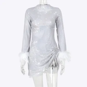 Matilda - Fashionable Slim fit Shiny Woman's Dress