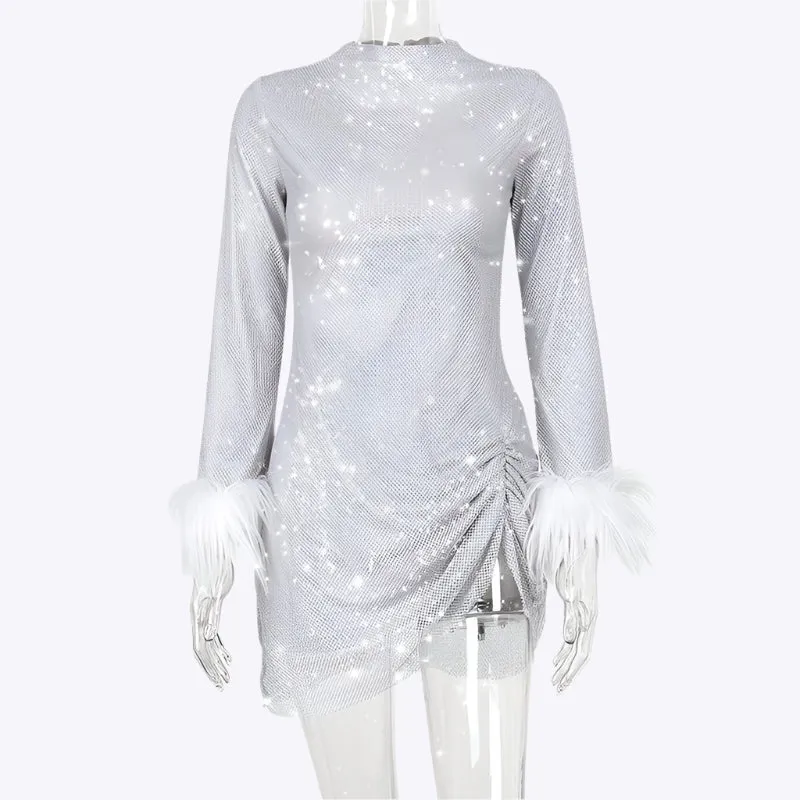 Matilda - Fashionable Slim fit Shiny Woman's Dress