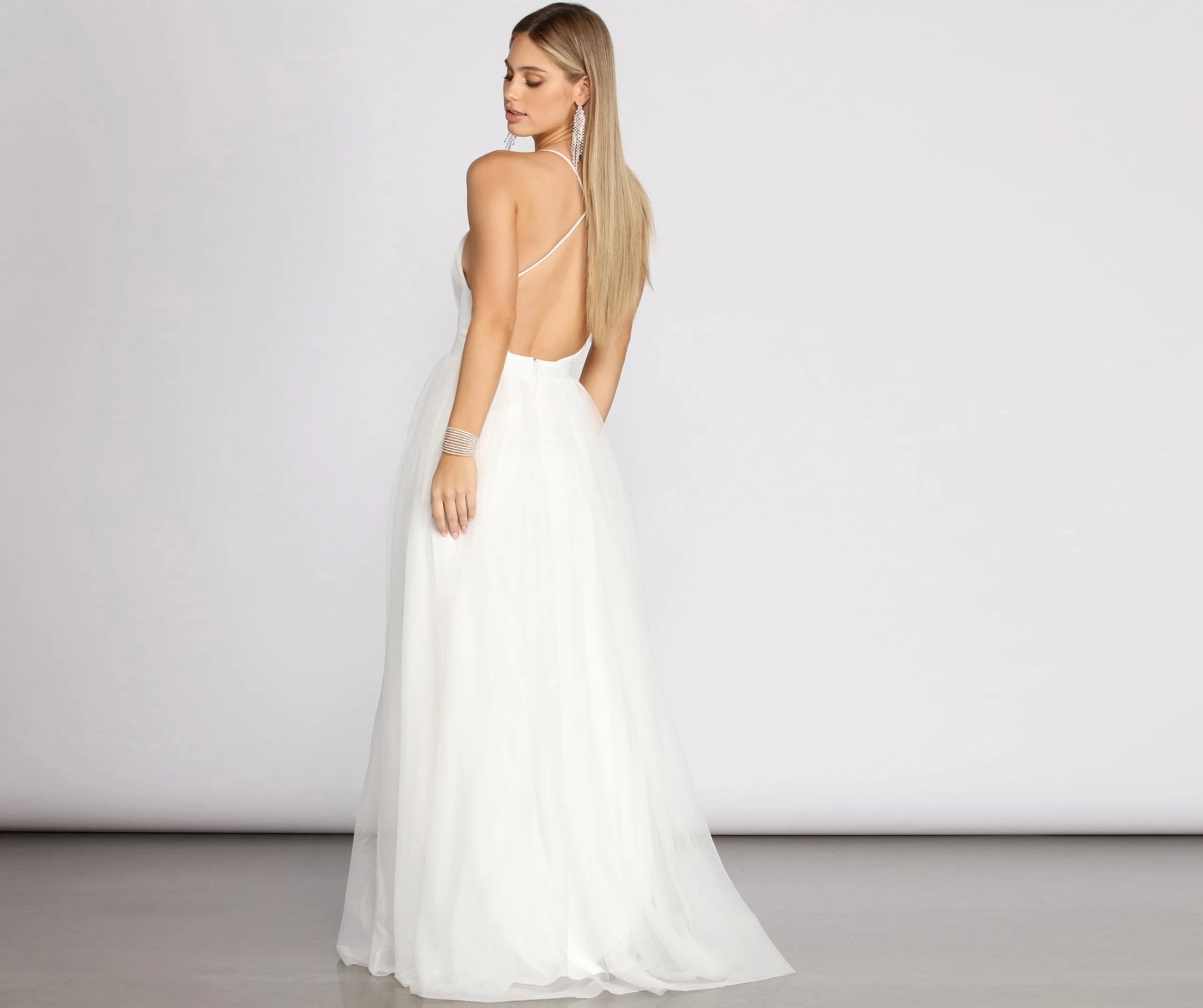 Maxine A-Line Stylish Tulle Dress
