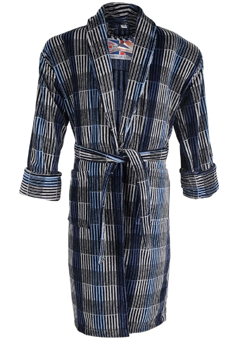 Mens Luxury Premium Egyptian Cotton 400 gsm Velour Gowns