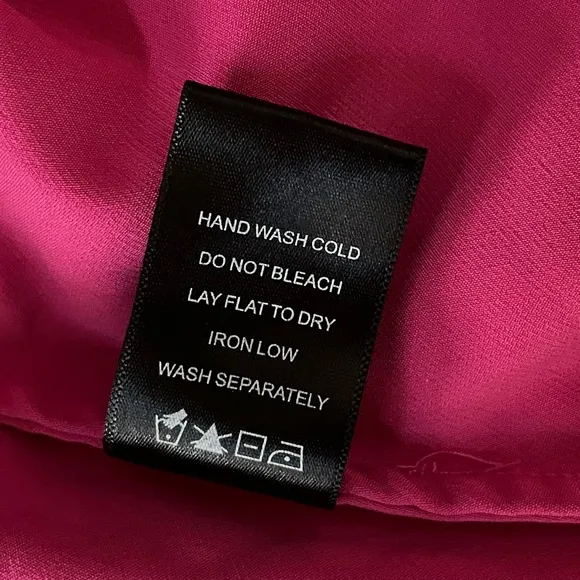 MICHAEL COSTELLO x REVOLVE | AVA MINI ONE SHOULDER DRESS FUCHSIA | SIZE MEDIUM