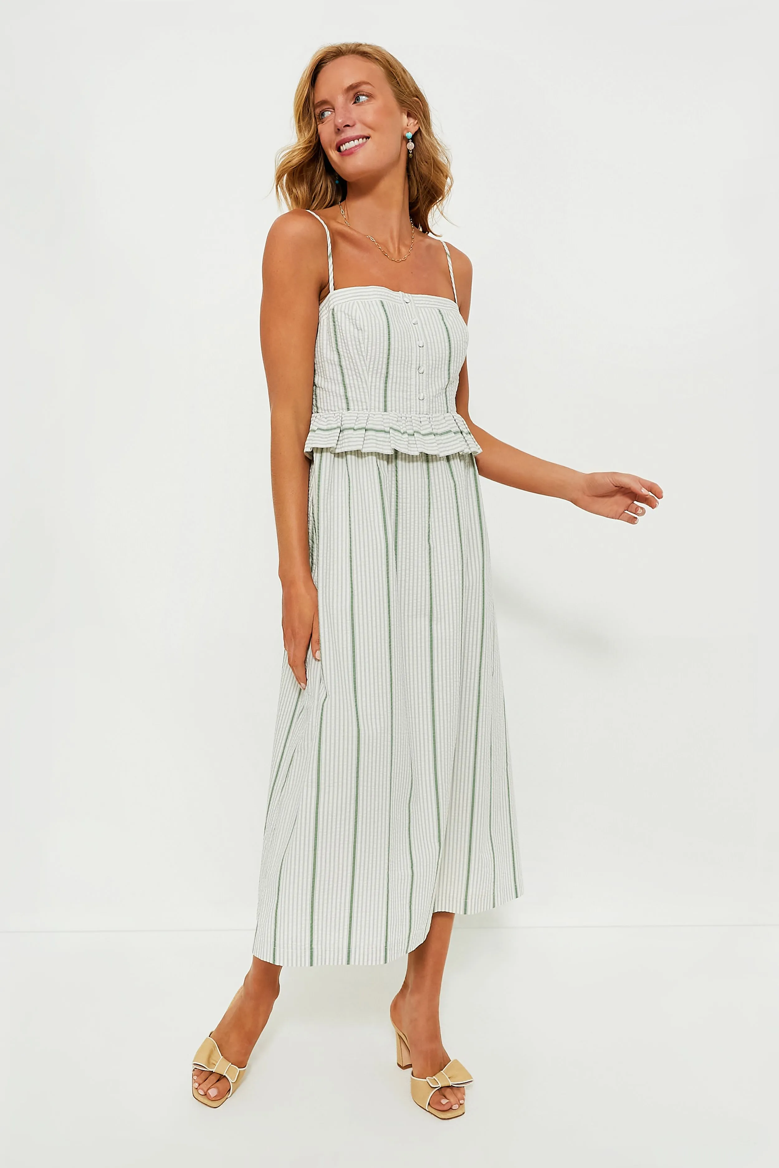 Mondego Stripe Seersucker Maddy Dress