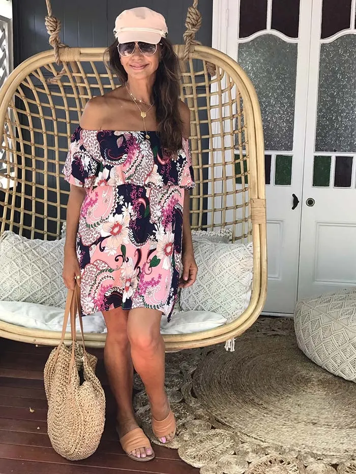 Monet OTS Dress