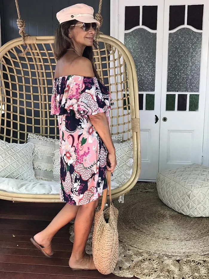 Monet OTS Dress
