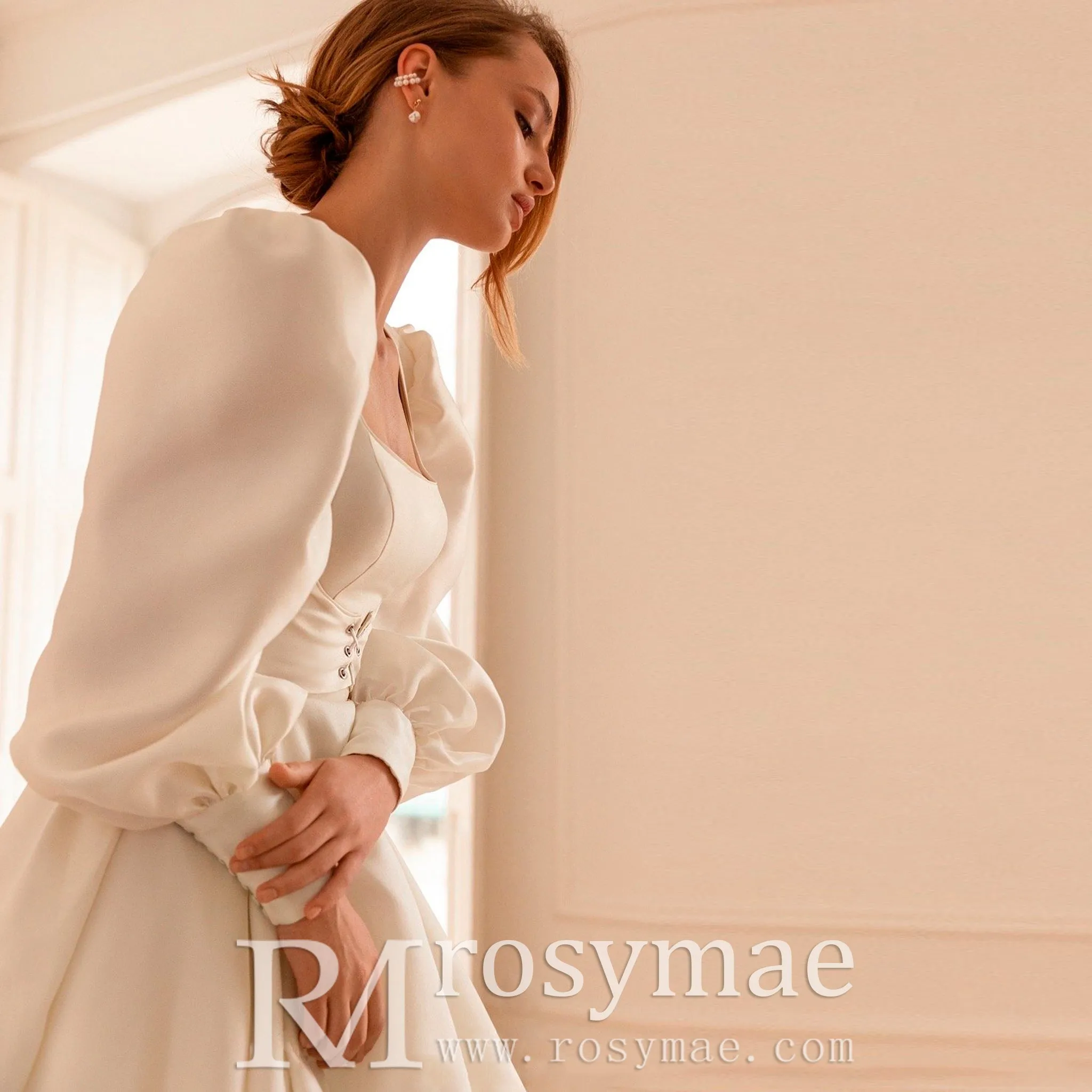 Most Stylish Lantern Sleeve Wedding Gowns Bridal Dresses