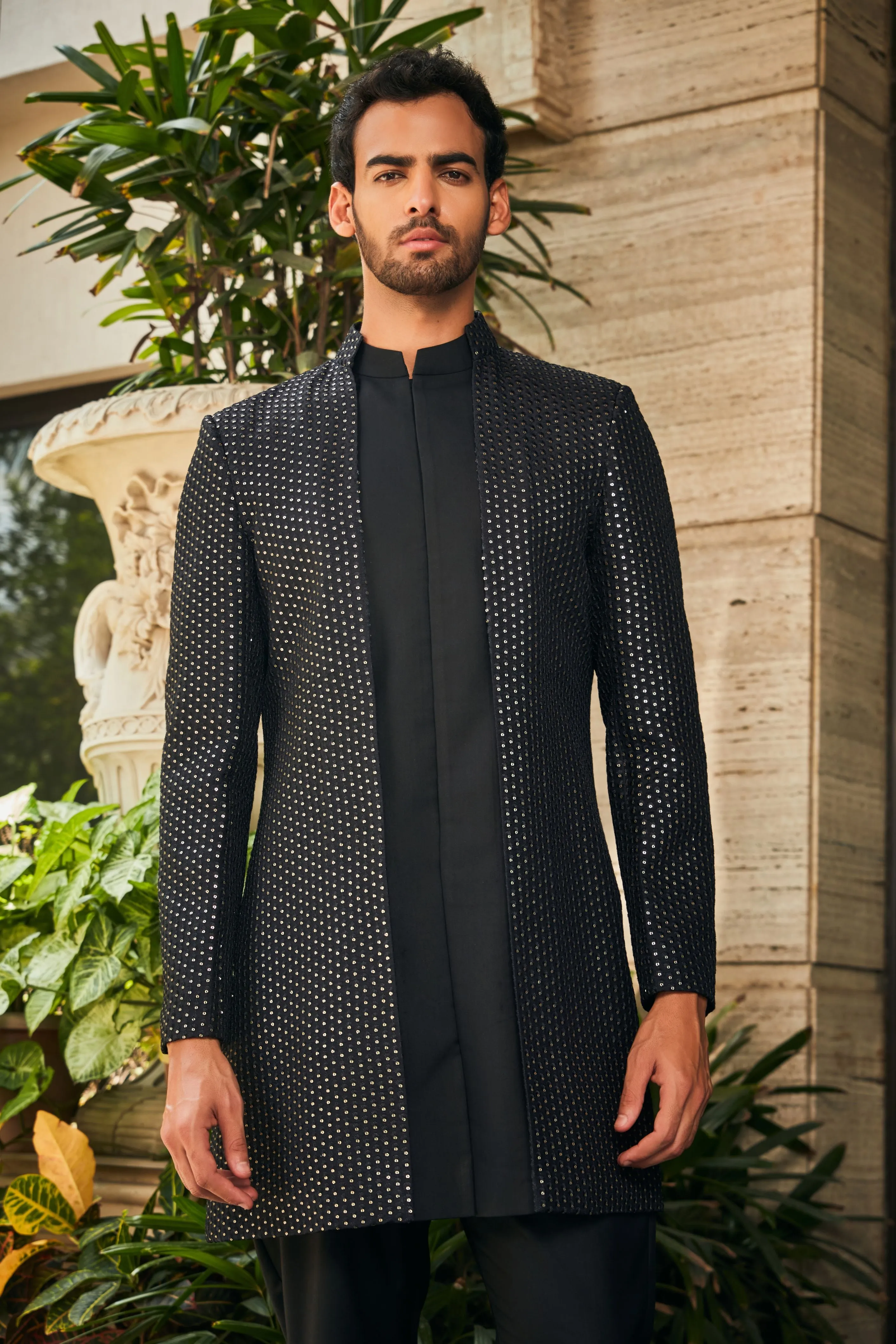 Mrig Indo-Western Jacket Set