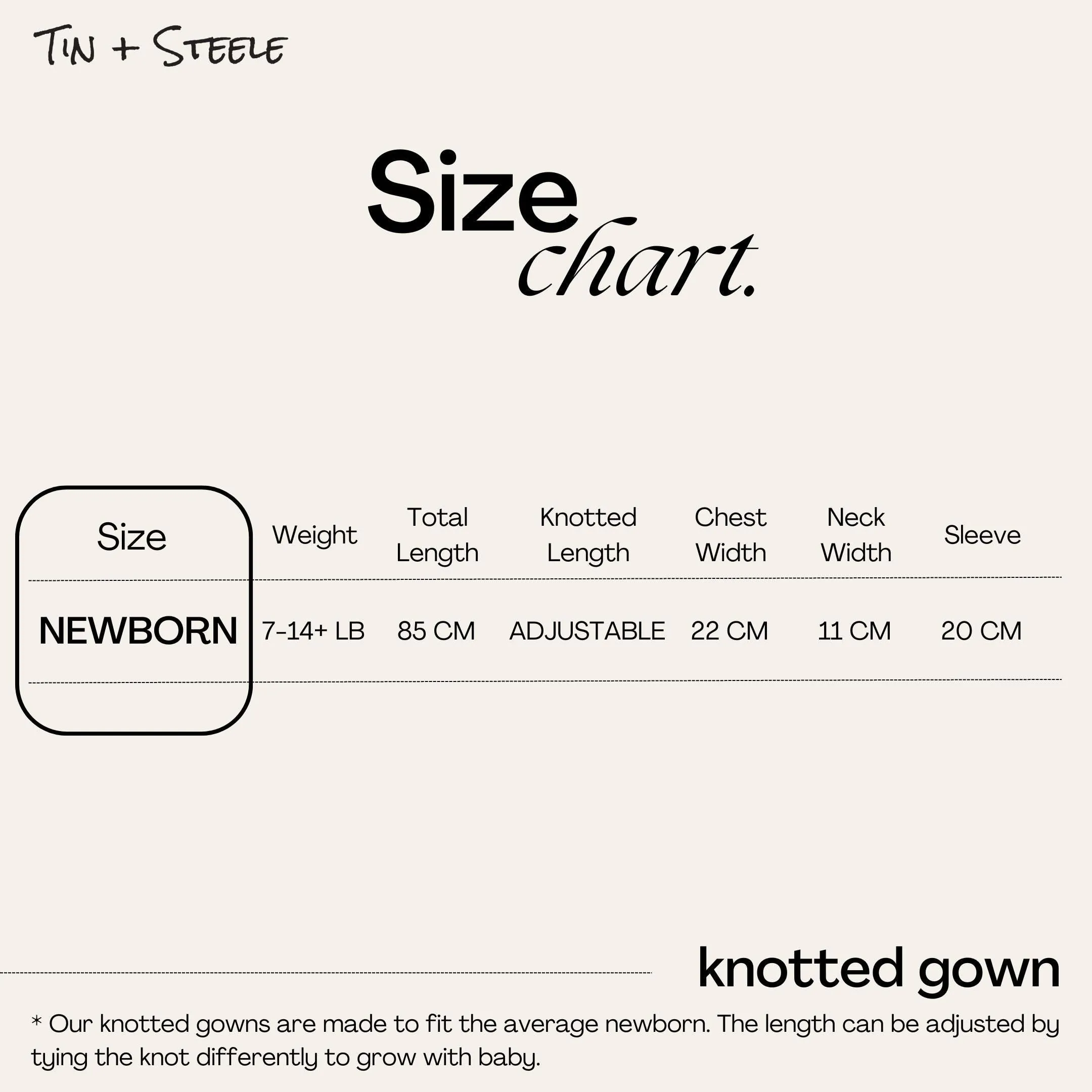 Name Knotted Gown
