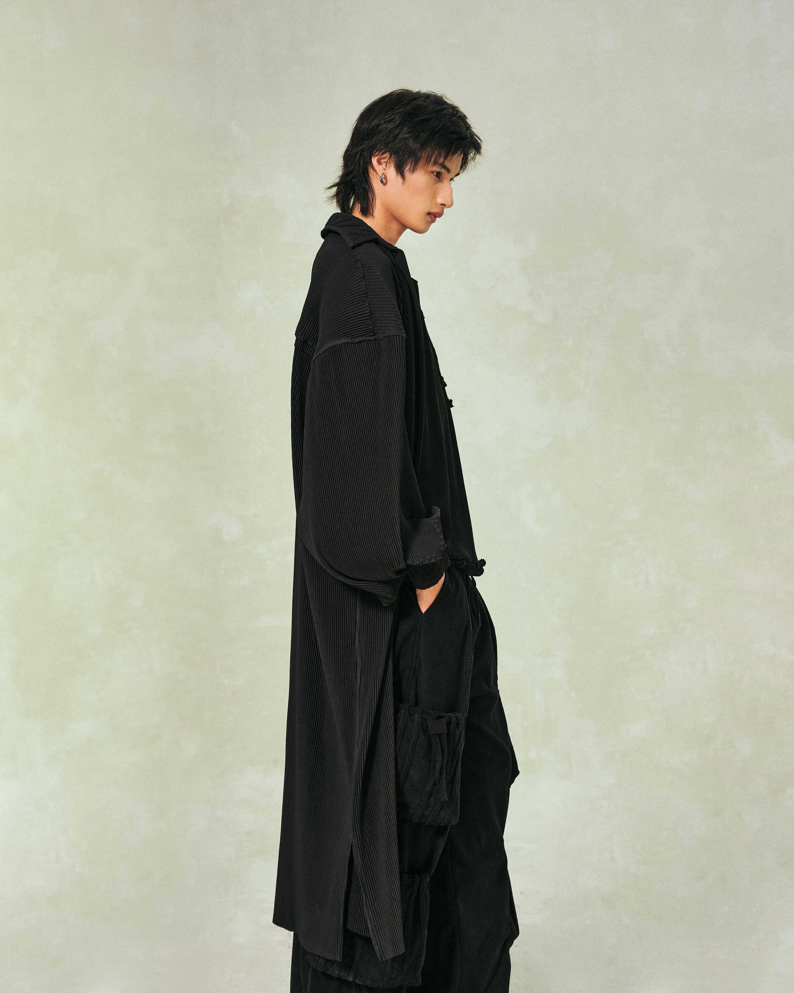 Nameless Pleated Jacket-dress
