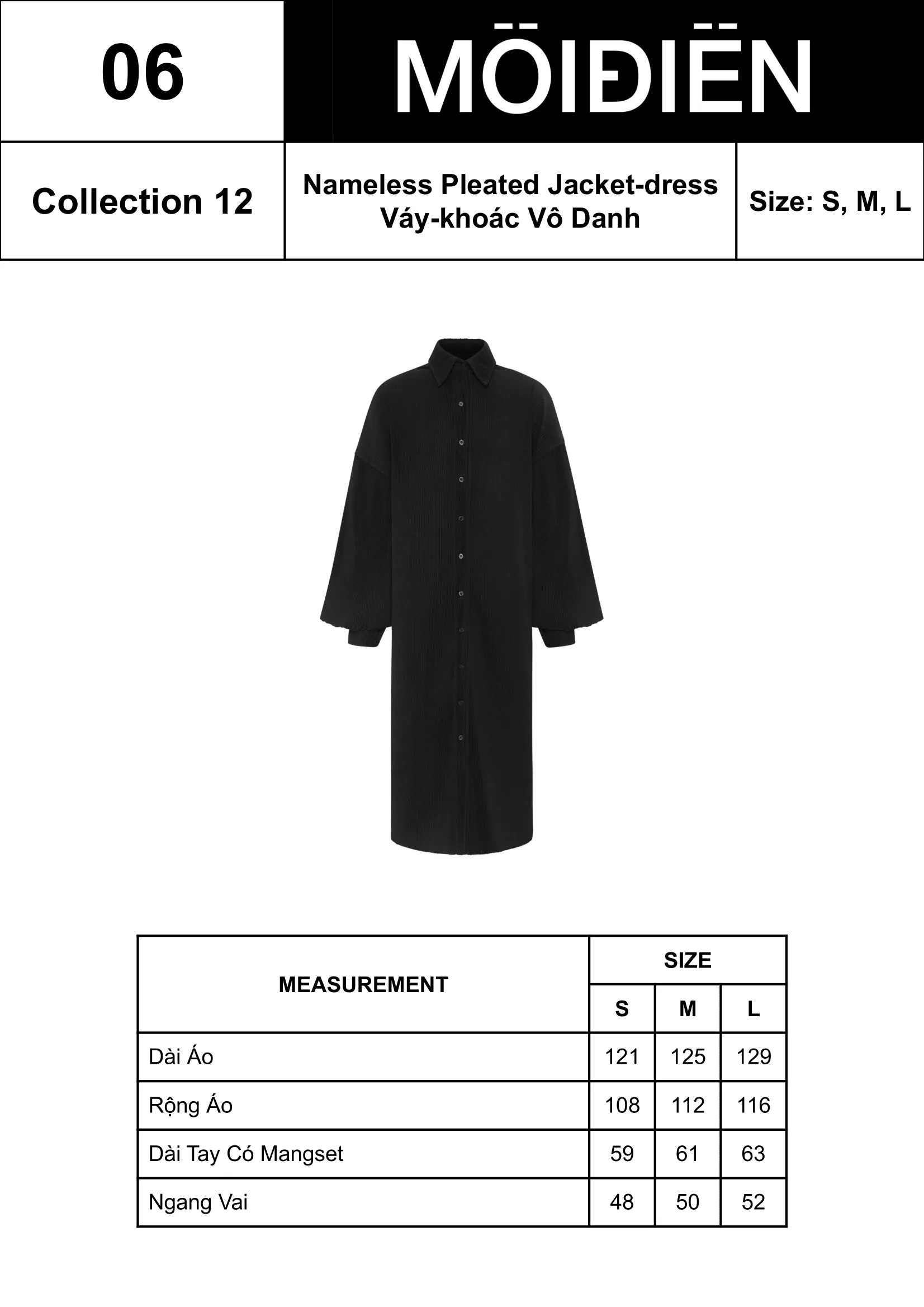 Nameless Pleated Jacket-dress