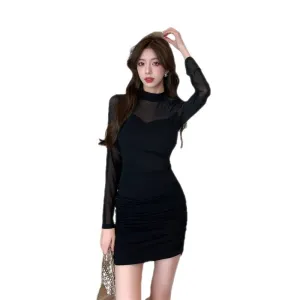 No Going Back Charming Mesh Mini Dress