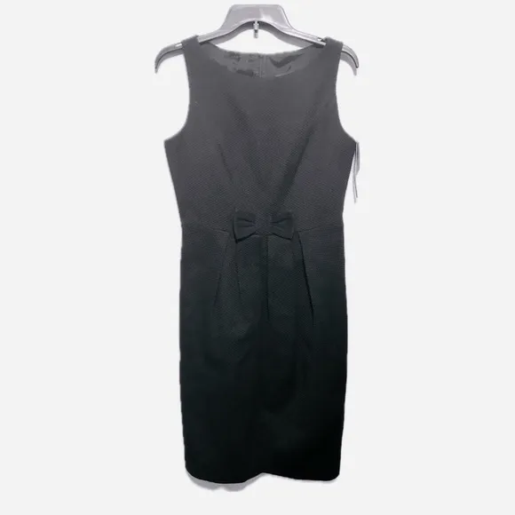 NWT David Meister Cocktail Dress Pleated waist w/bow size 6