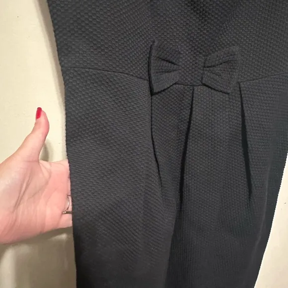 NWT David Meister Cocktail Dress Pleated waist w/bow size 6