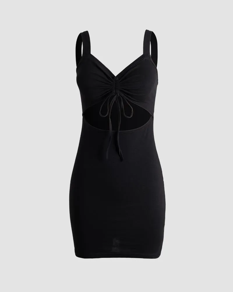 Obsidian Sweetheart Cut Out Dress