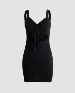 Obsidian Sweetheart Cut Out Dress
