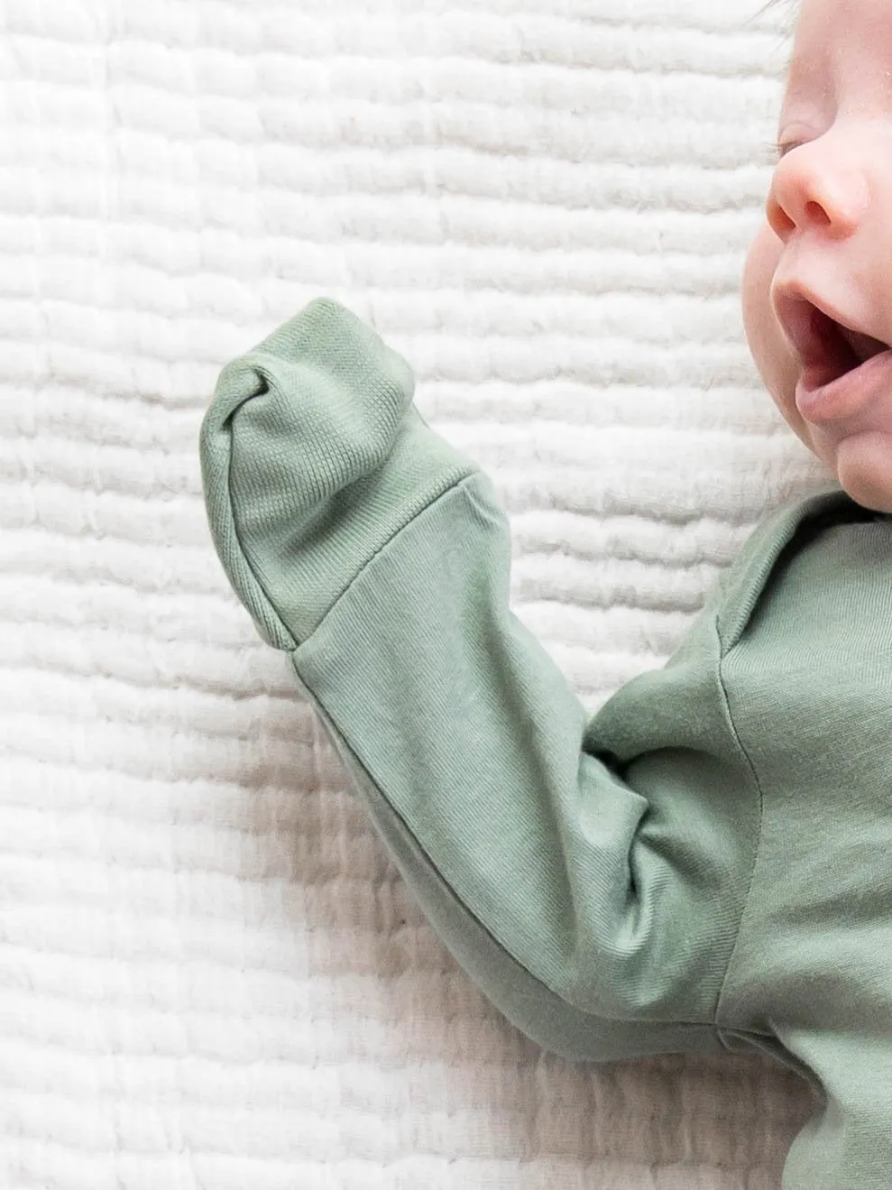 Organic Newborn Baby Sleeper Gown