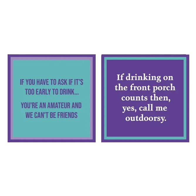 Outdoorsy Cocktail Napkins