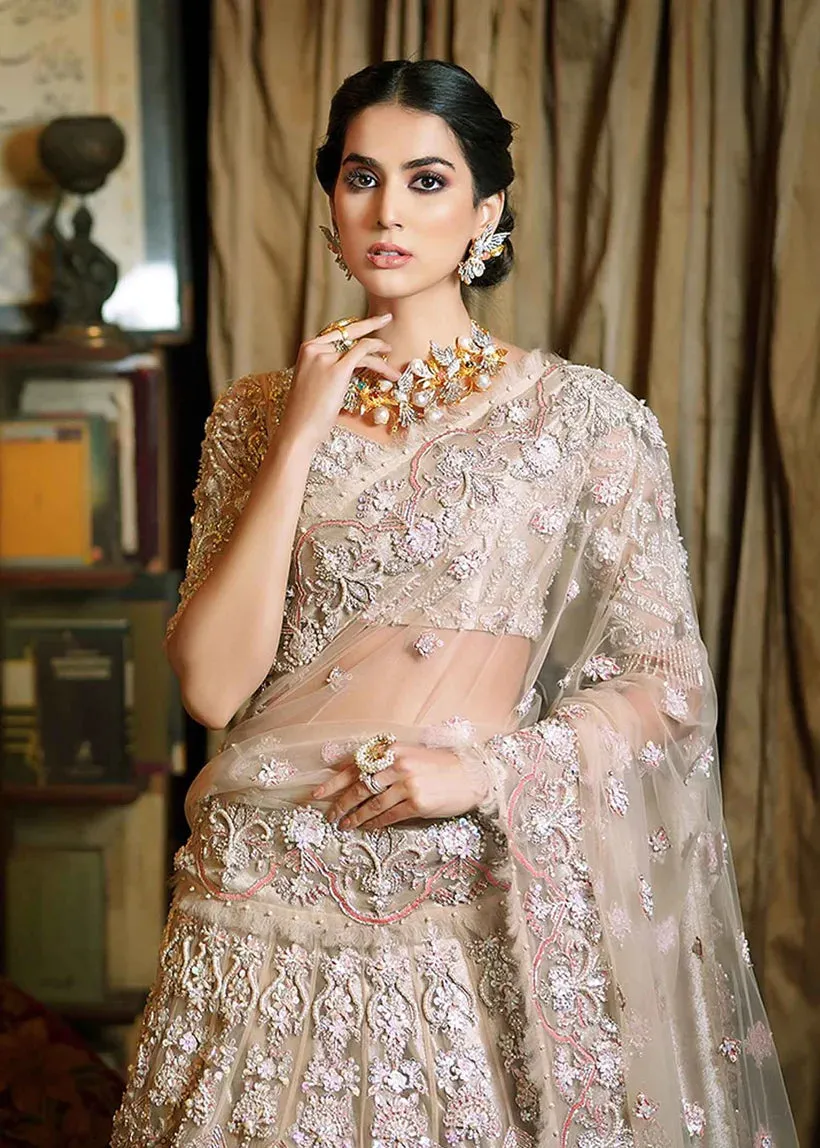 Pakistani Bridal Dress in Lehenga Choli Dupatta Style