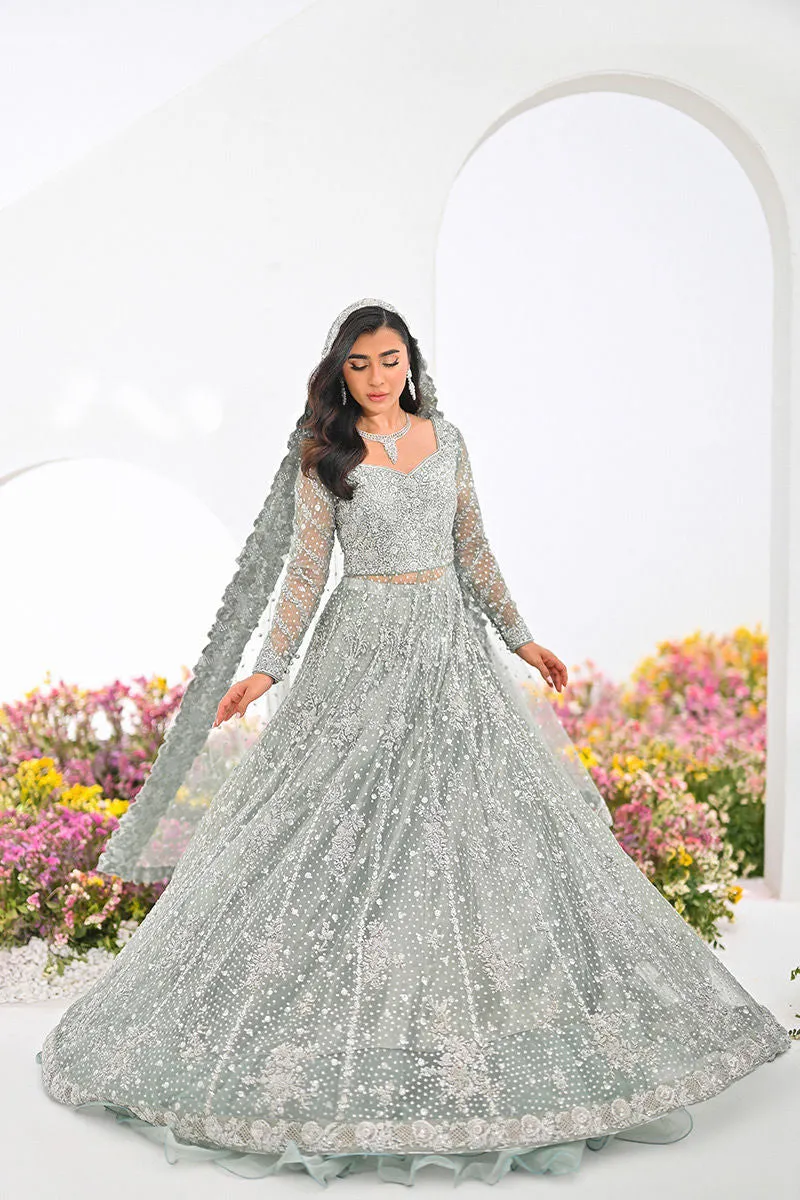 Pakistani Bridal Dress in Wedding Lehenga Choli Style