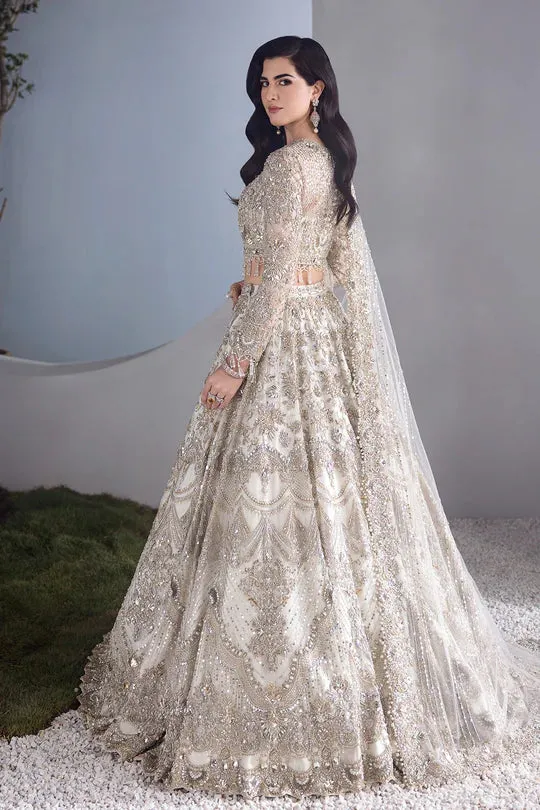 Pakistani Bridal  white lehenga choli