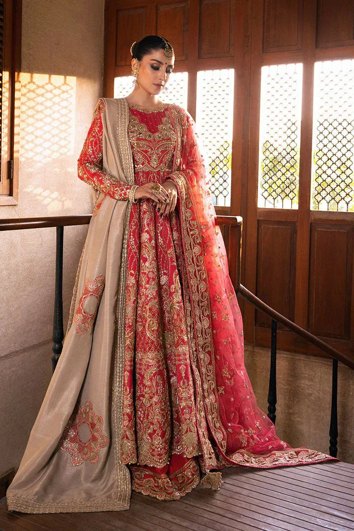Pakistani   Wedding Dress Maxi And Red Sharara