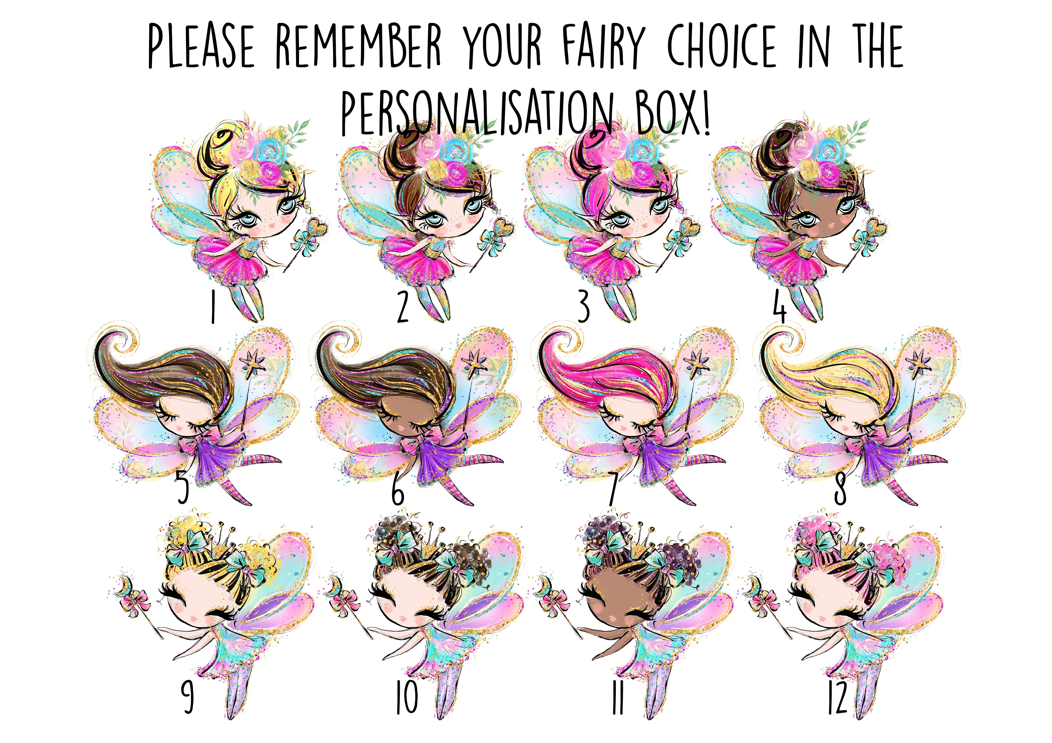 Personalised Fairy Kids Pyjamas