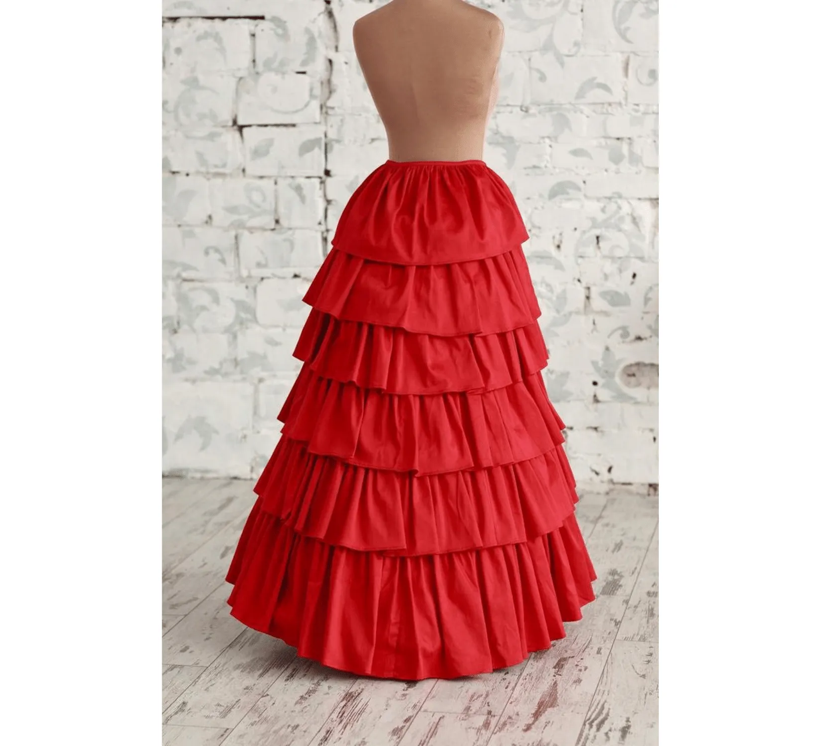 Petticoat victorian bustle skirt