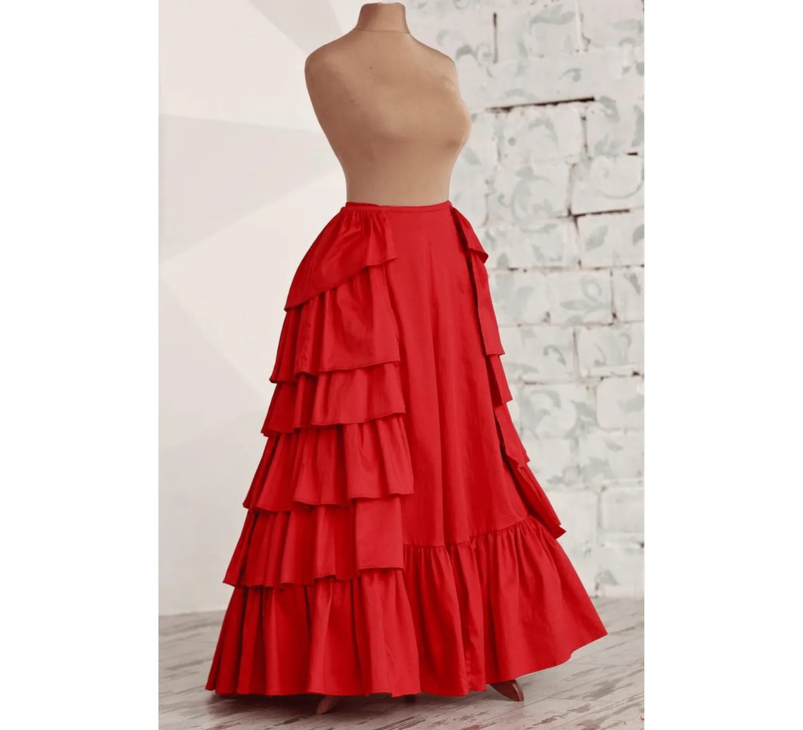 Petticoat victorian bustle skirt