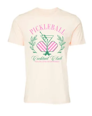 Pickleball Cocktail Club (Bella   Canvas)