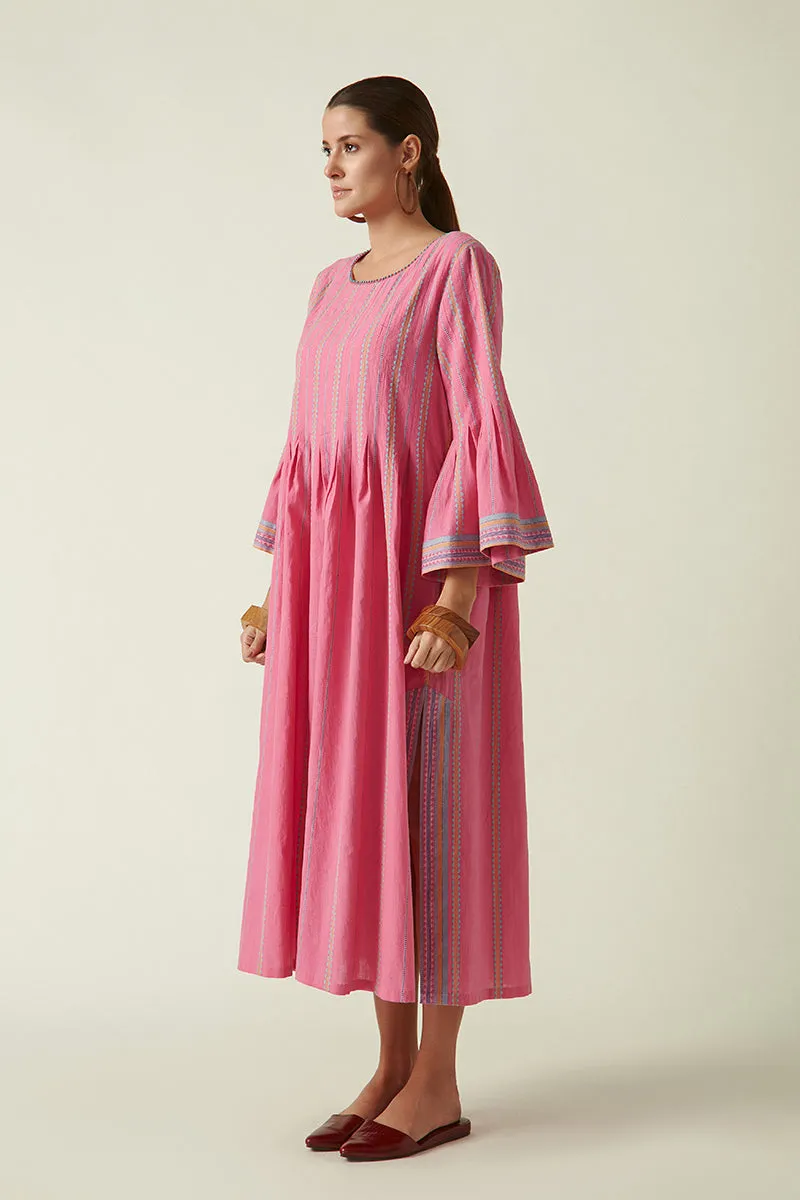 Pink Amanita Wide Sleeve Dress