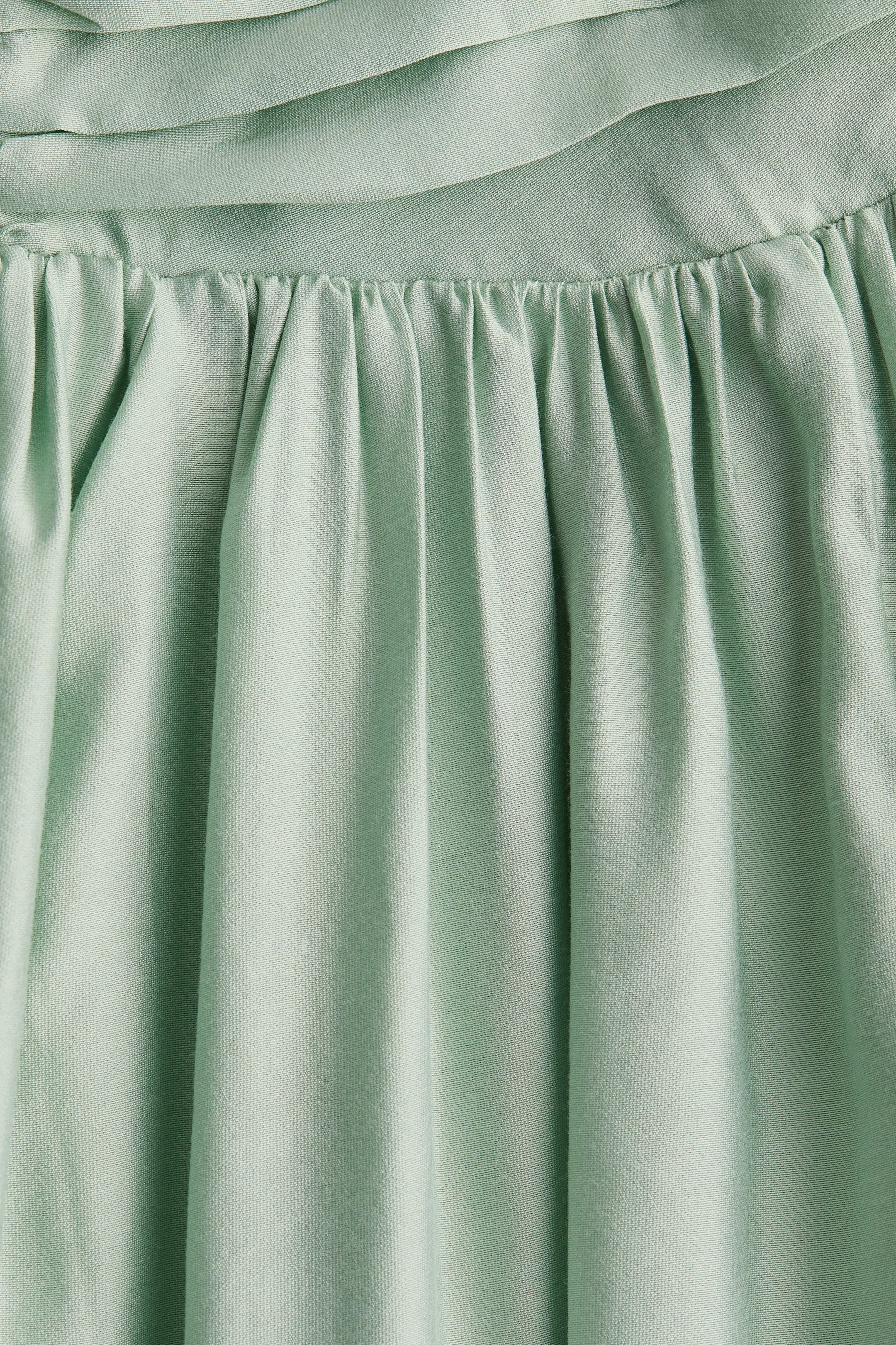 Pleated bandeau dress