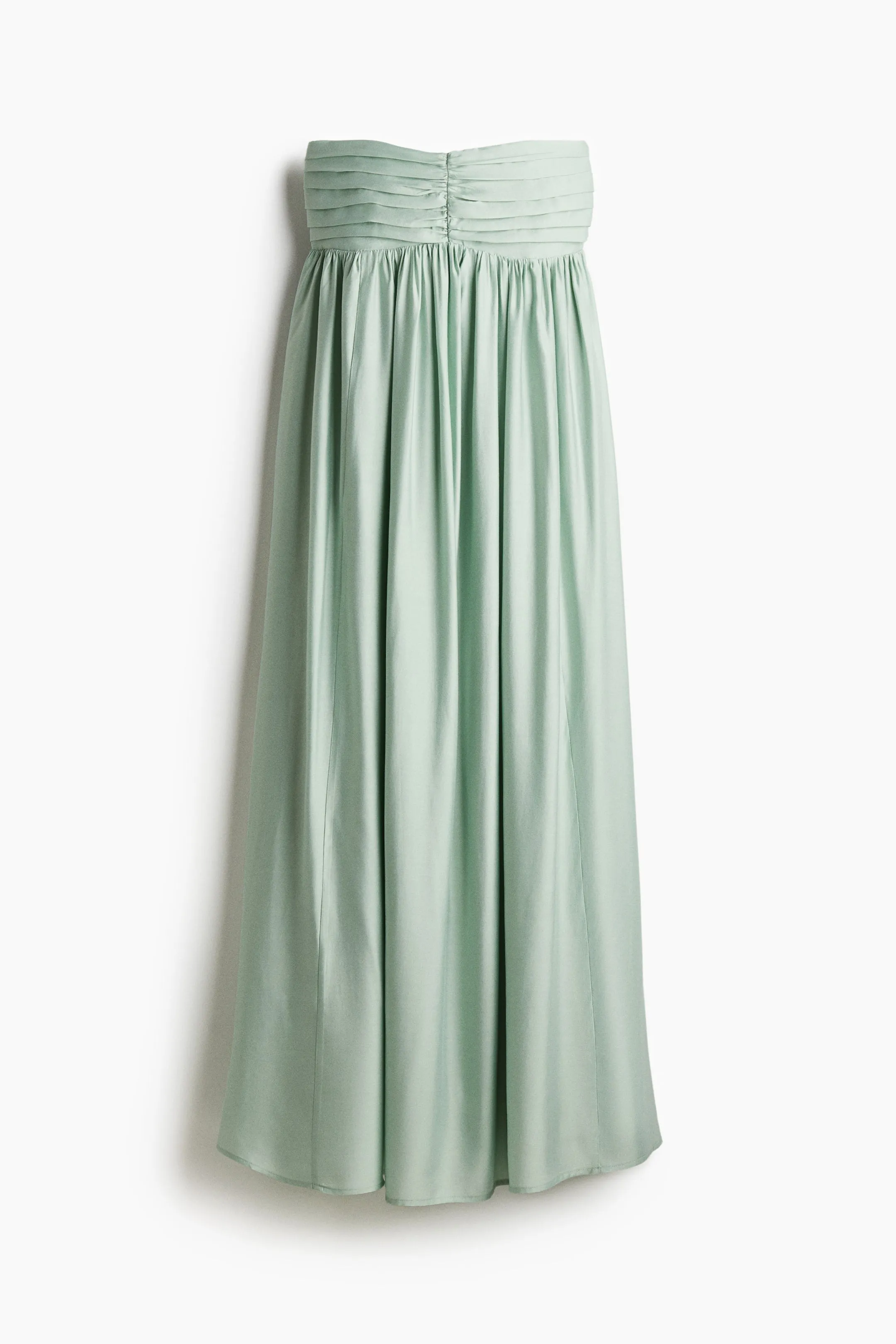 Pleated bandeau dress