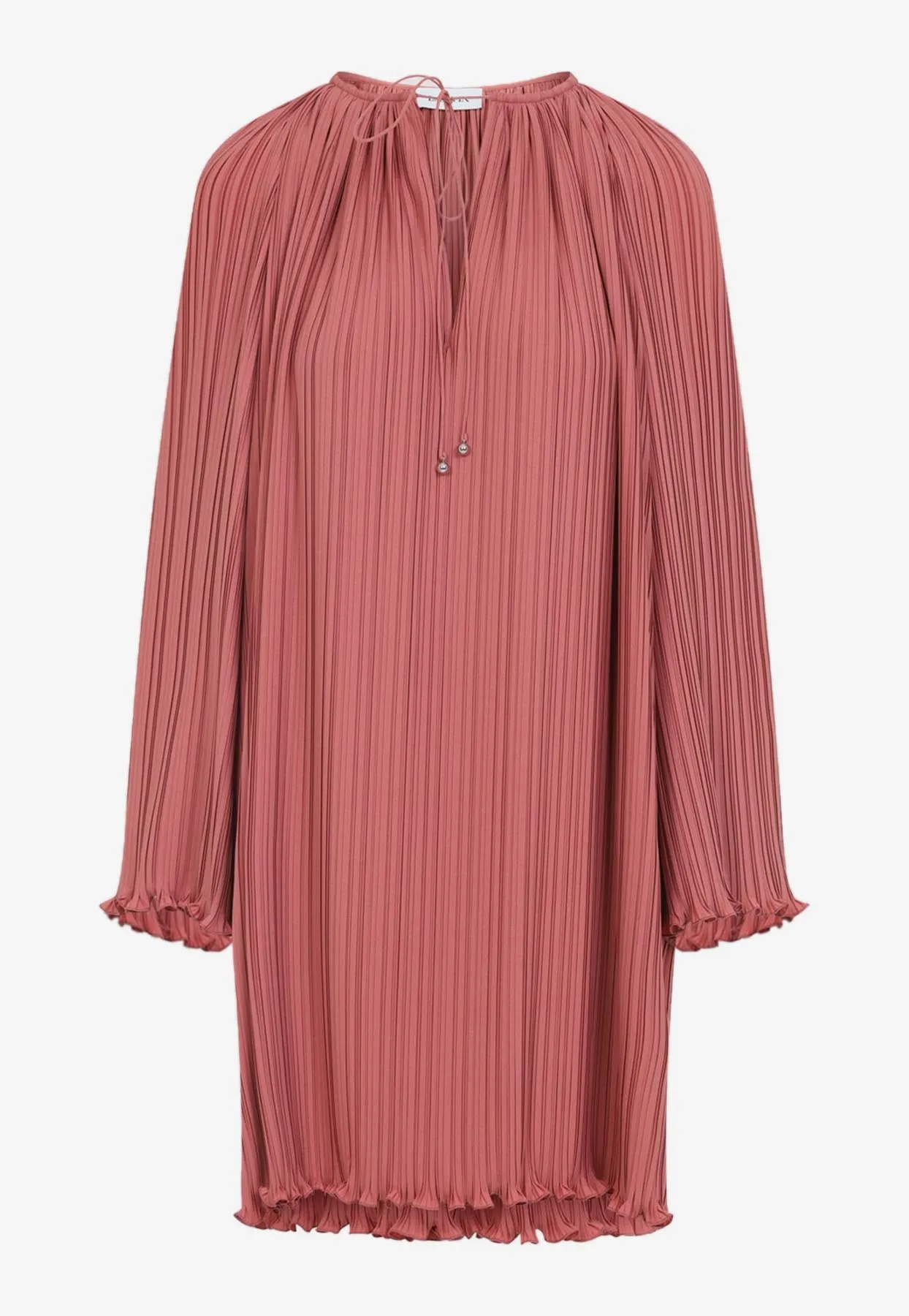 Pleated Mini Dress