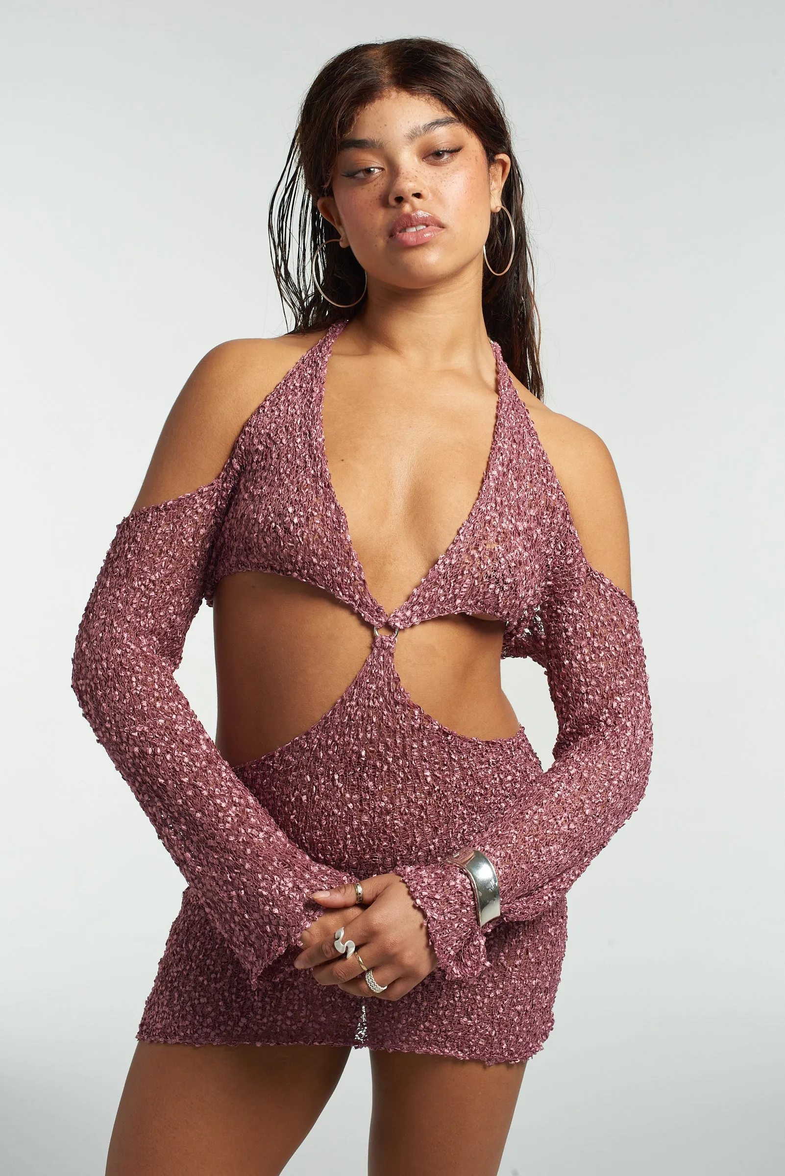Poison Cut Out Mini Dress