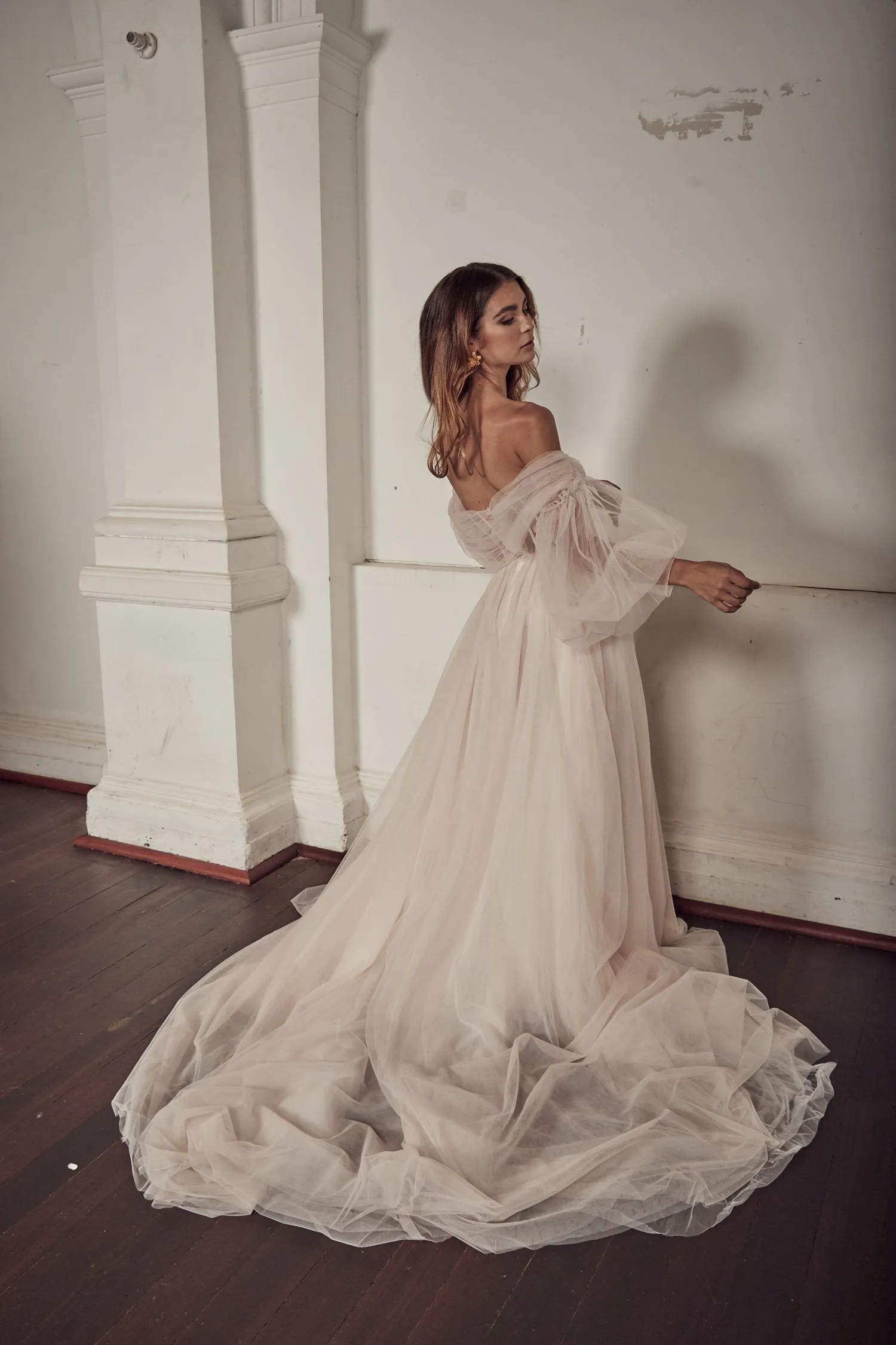 Portofino Tulle Wedding Gown