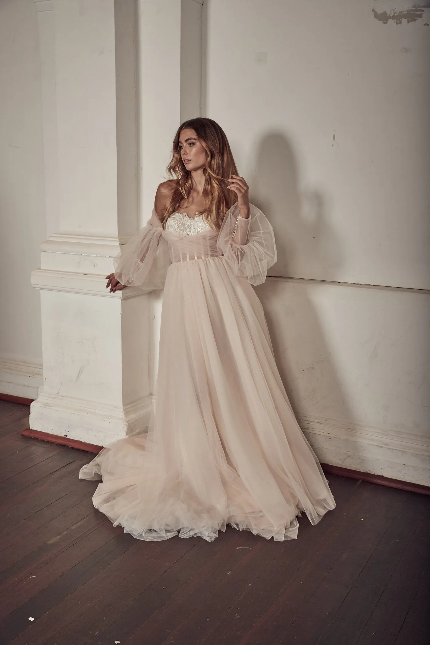 Portofino Tulle Wedding Gown