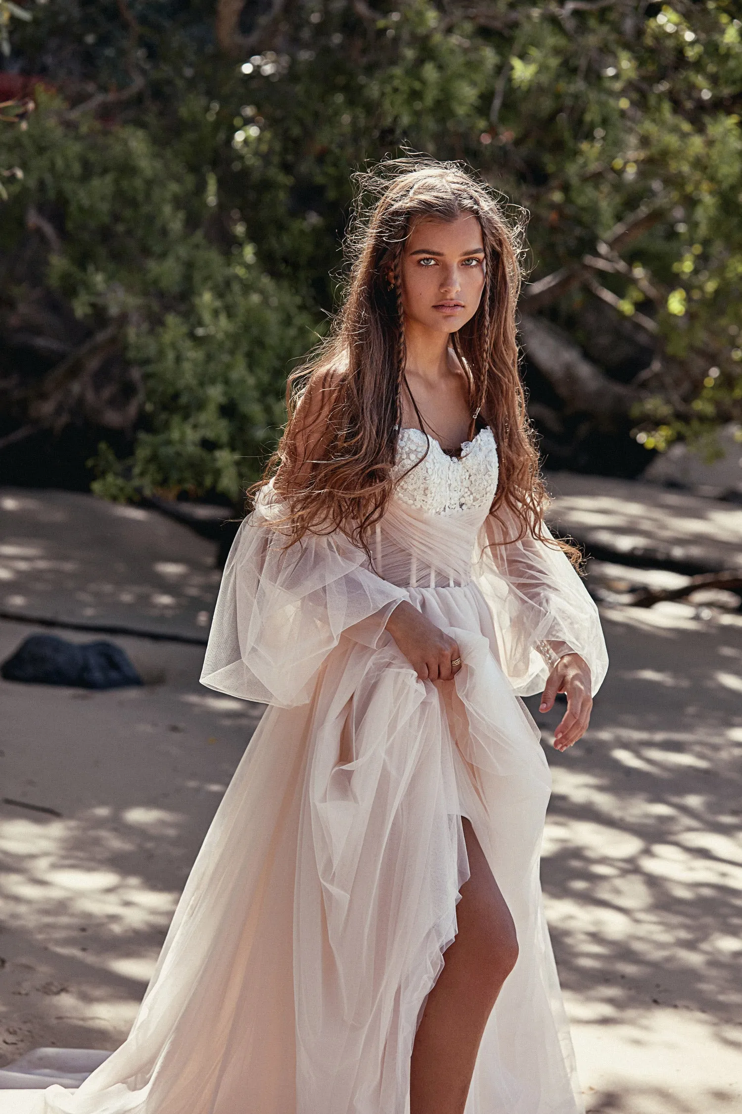 Portofino Tulle Wedding Gown