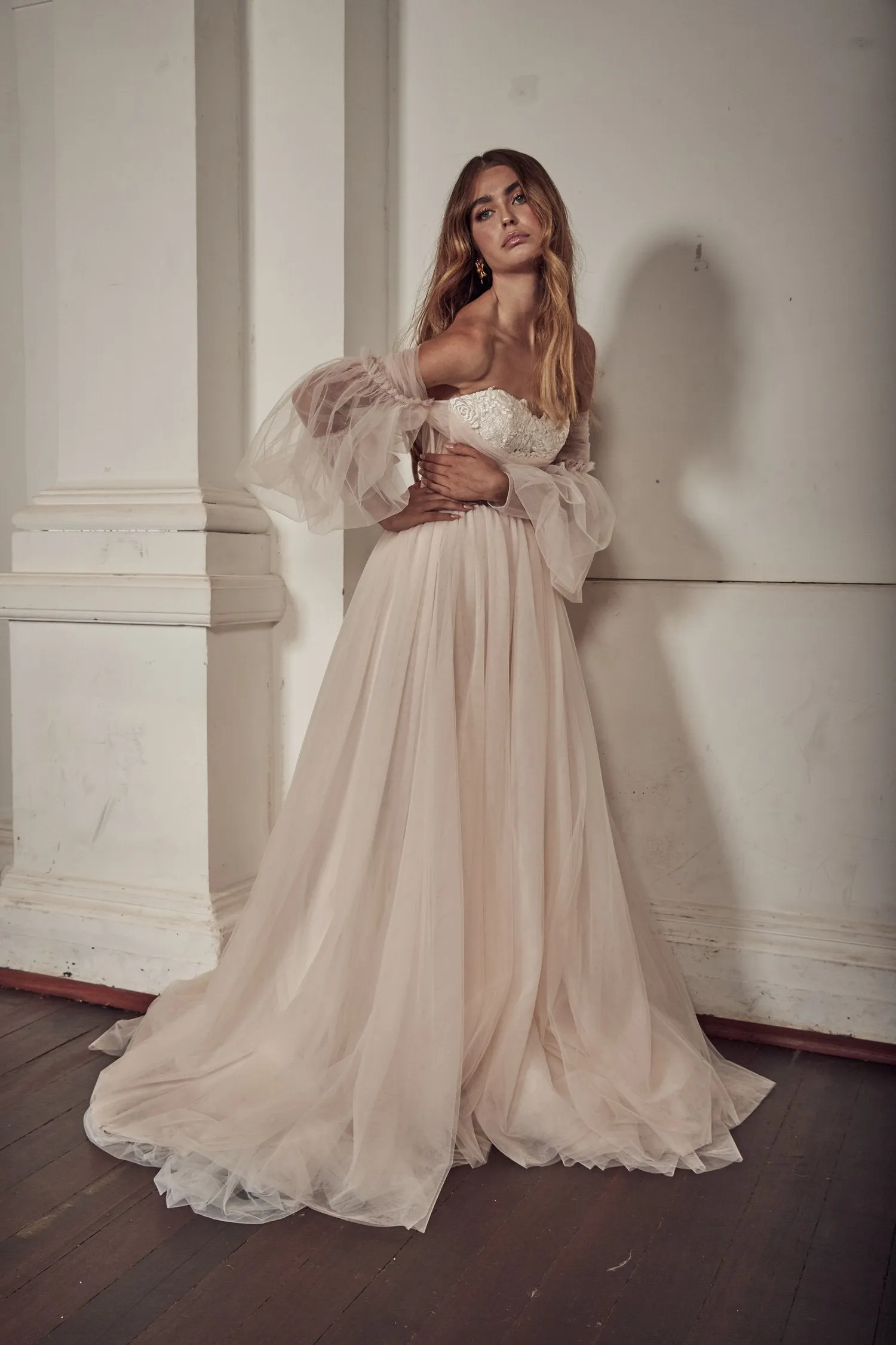 Portofino Tulle Wedding Gown