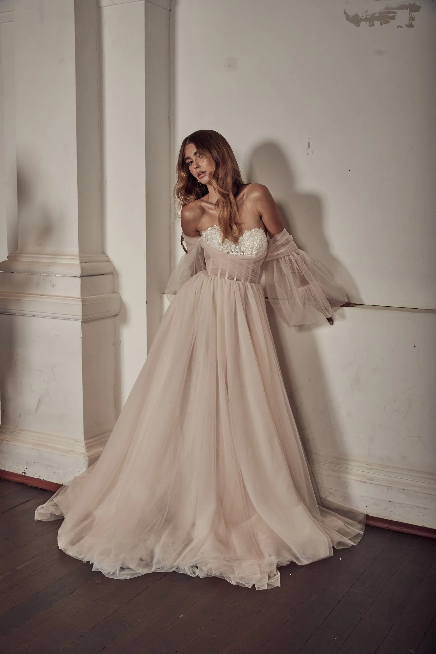 Portofino Tulle Wedding Gown