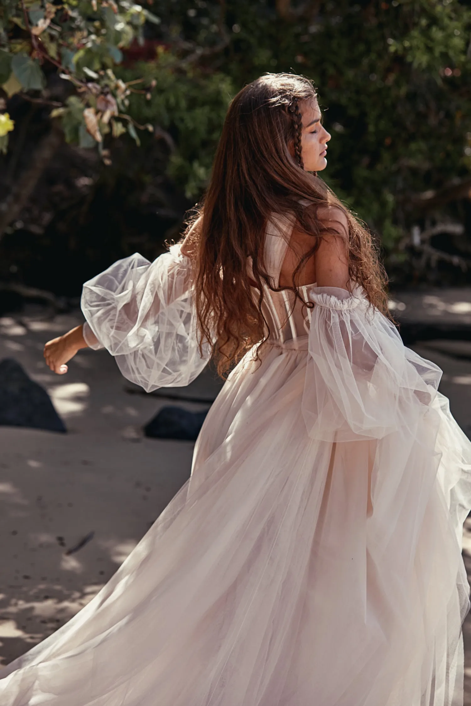 Portofino Tulle Wedding Gown