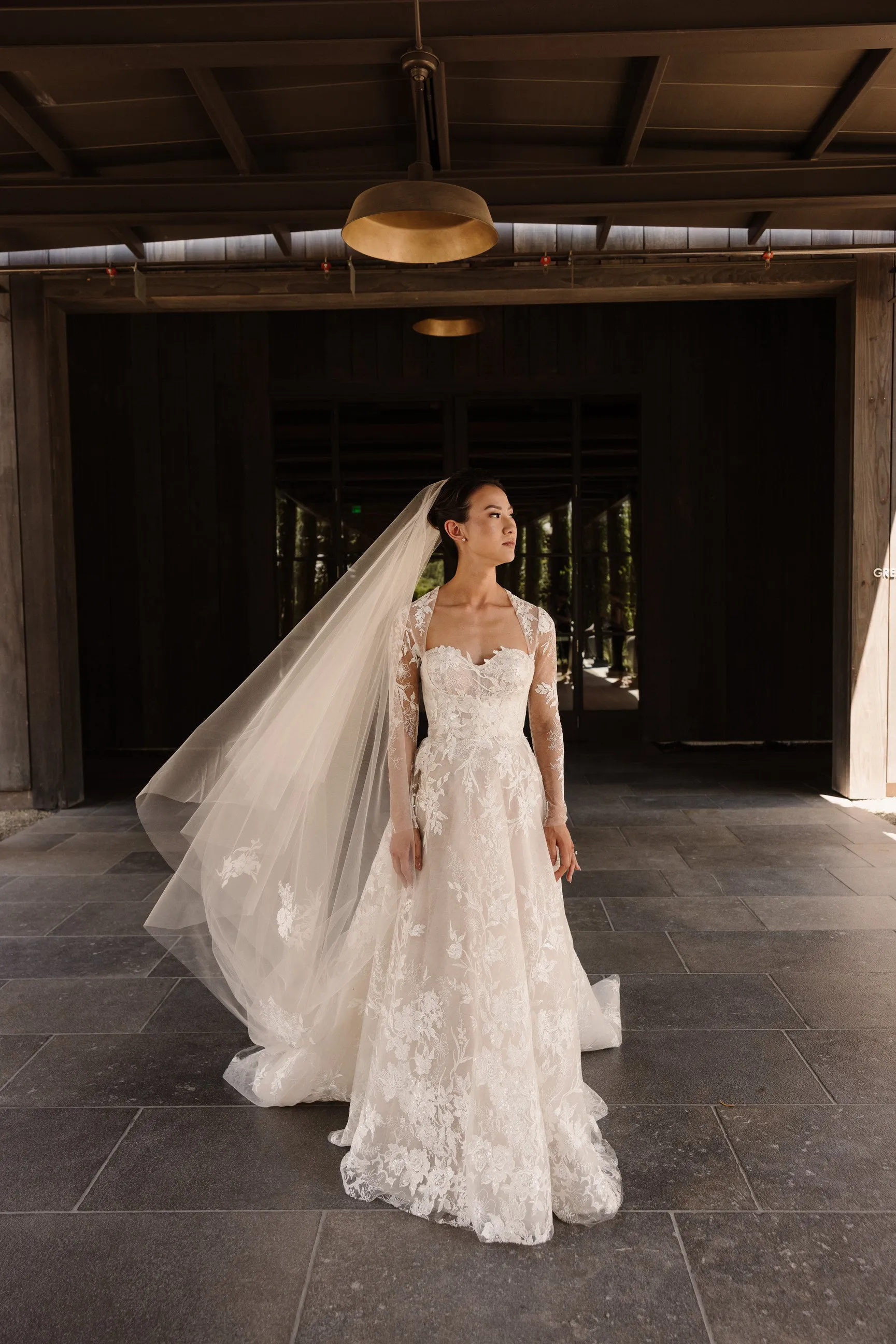 "Bring your own Lace" Custom Lace Applique Cathedral Veil