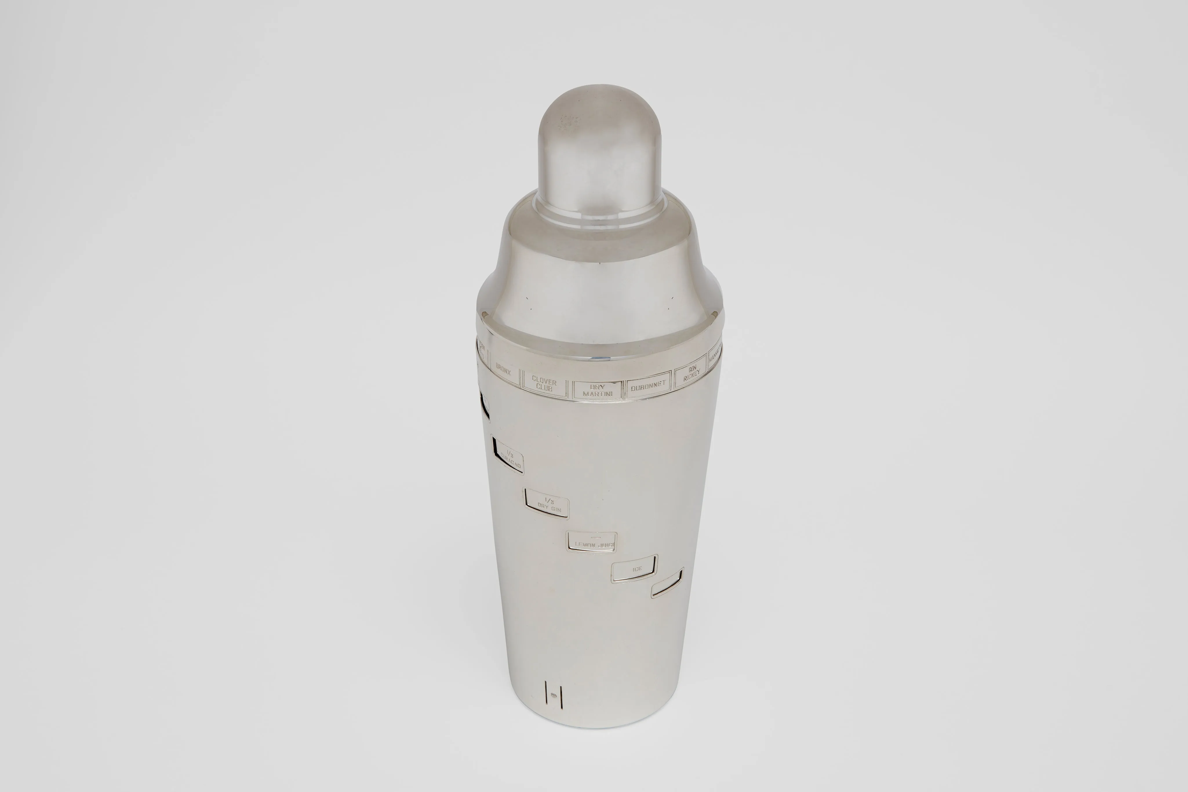 "Tells You How" Recipe Cocktail Shaker