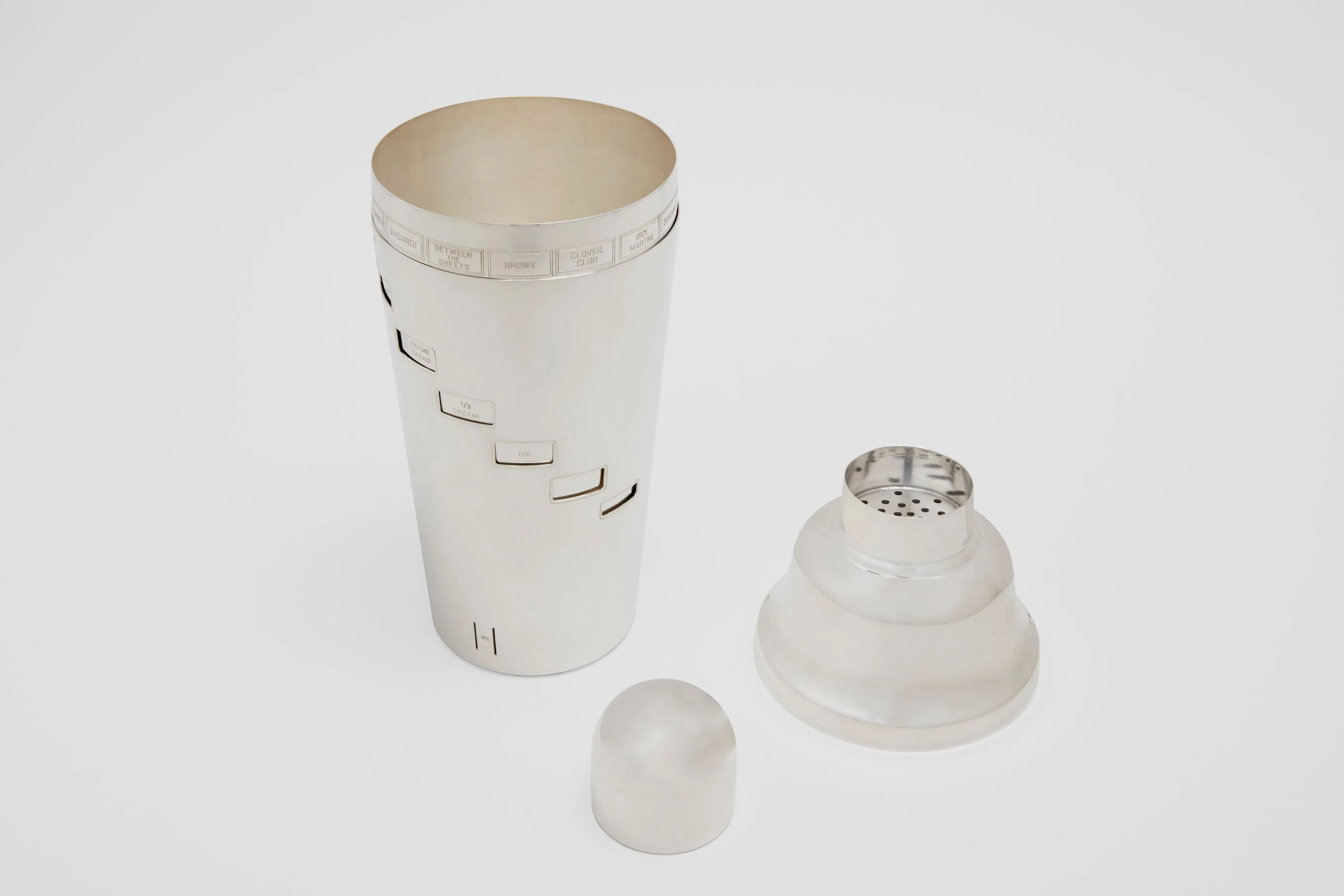 "Tells You How" Recipe Cocktail Shaker