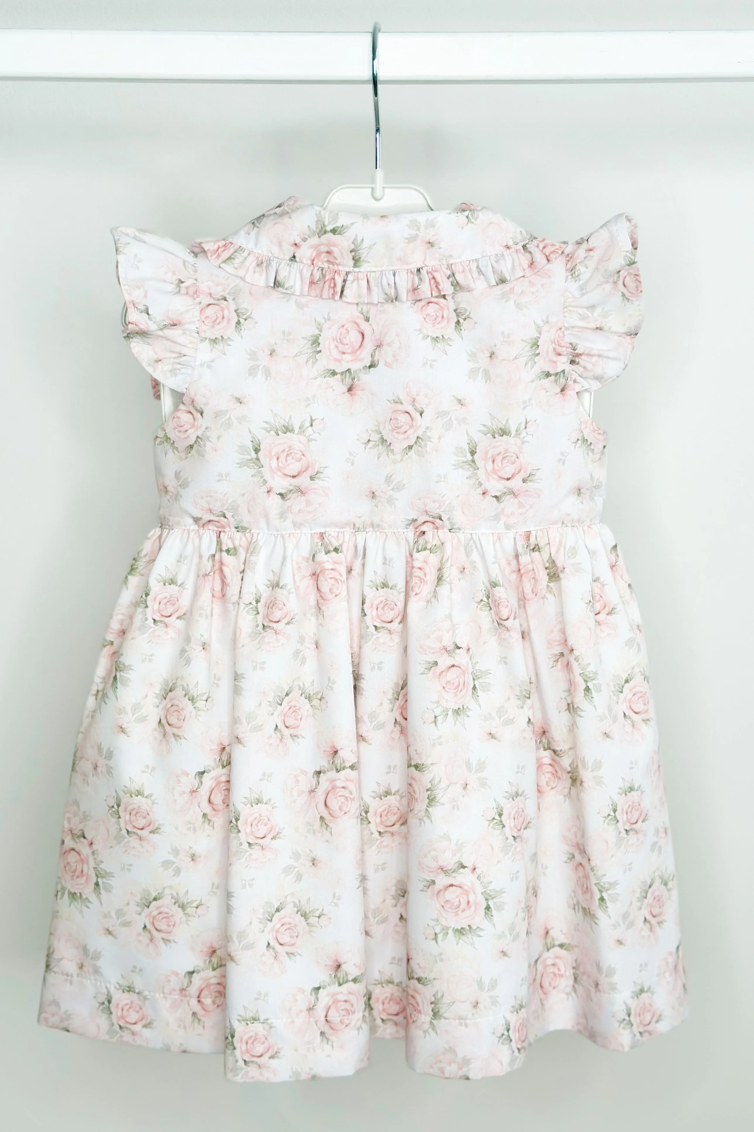 "Wendy" Pale Pink Vintage Floral Dress