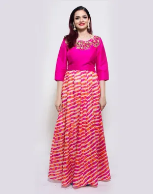 Rent Dark Pink Leheria Gowns- Glamourental