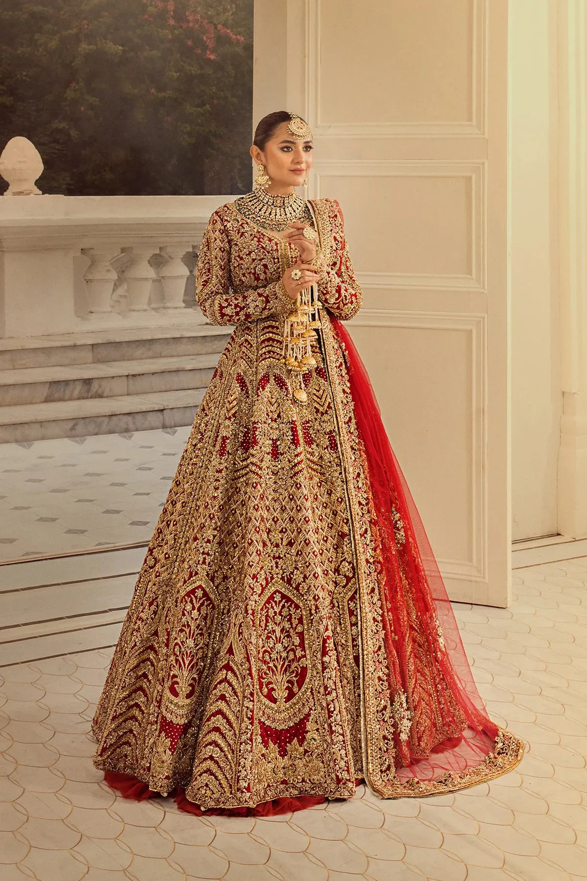 ROYAL ROSE Pakistani Bridal Wedding Lehenga Choli