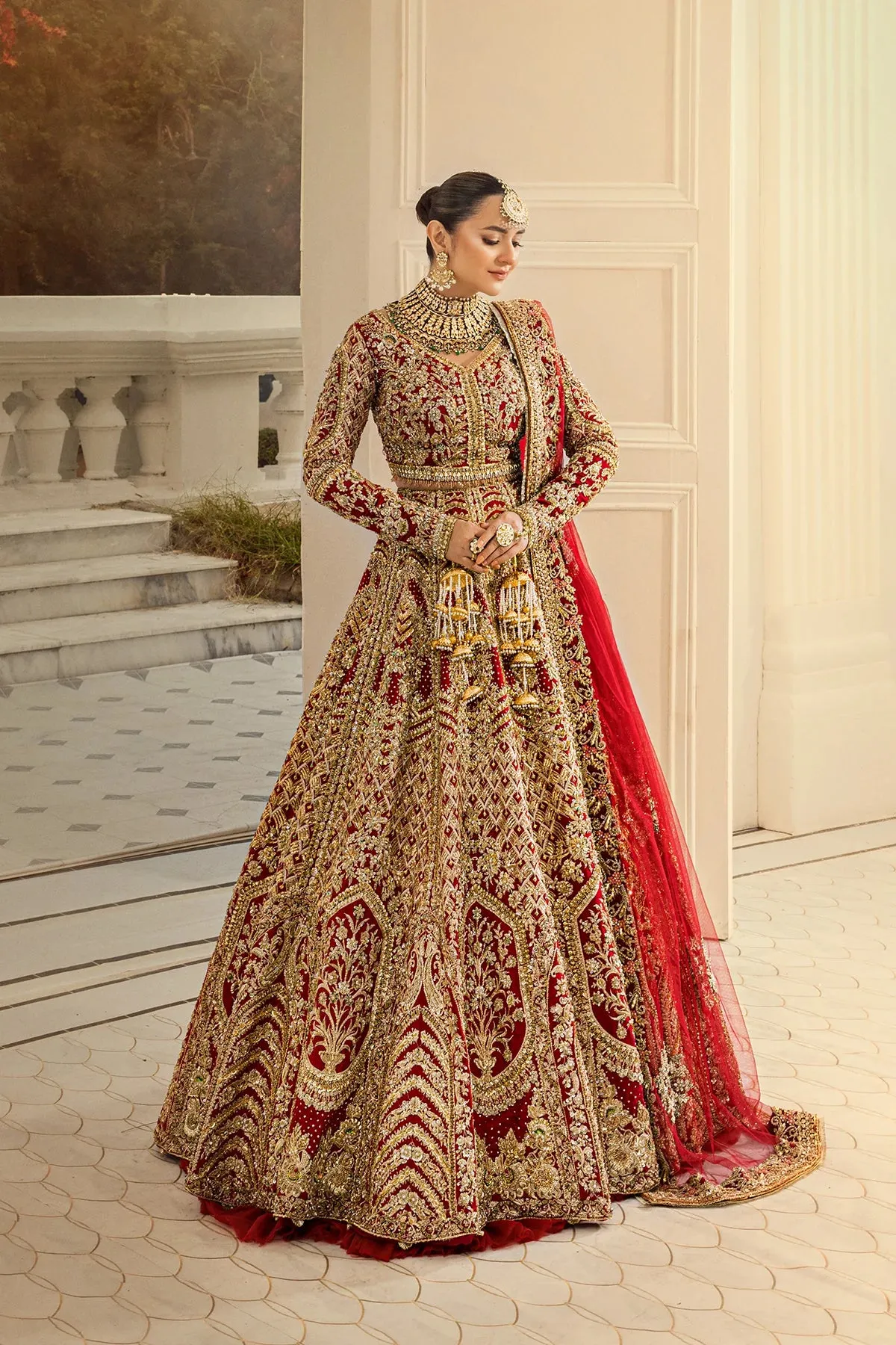 ROYAL ROSE Pakistani Bridal Wedding Lehenga Choli