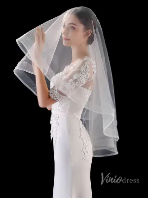 Roycebridal Classic Short Bridal Veil Viniodress TS1905