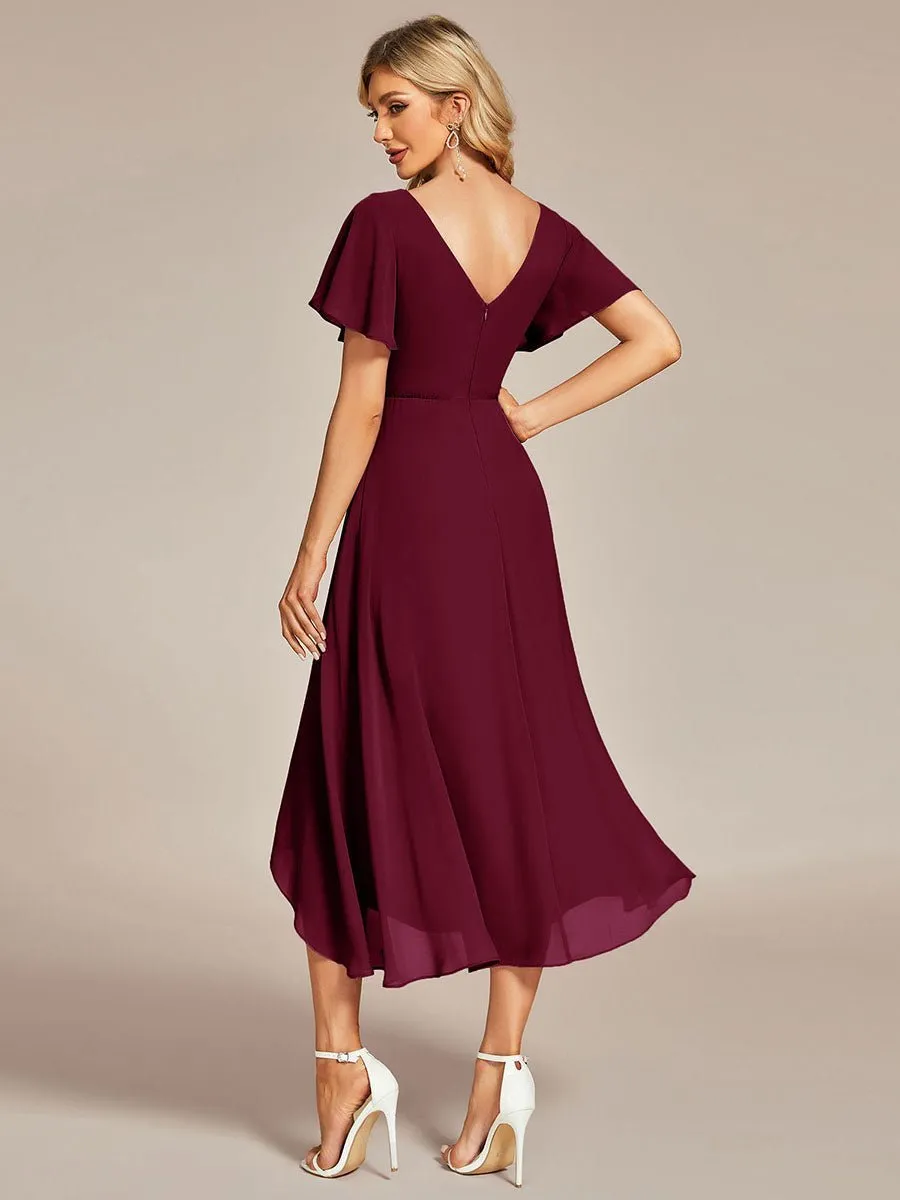 Roycebridal Grace midi mother of the bride gown in burgundy s18 Express NZ wide